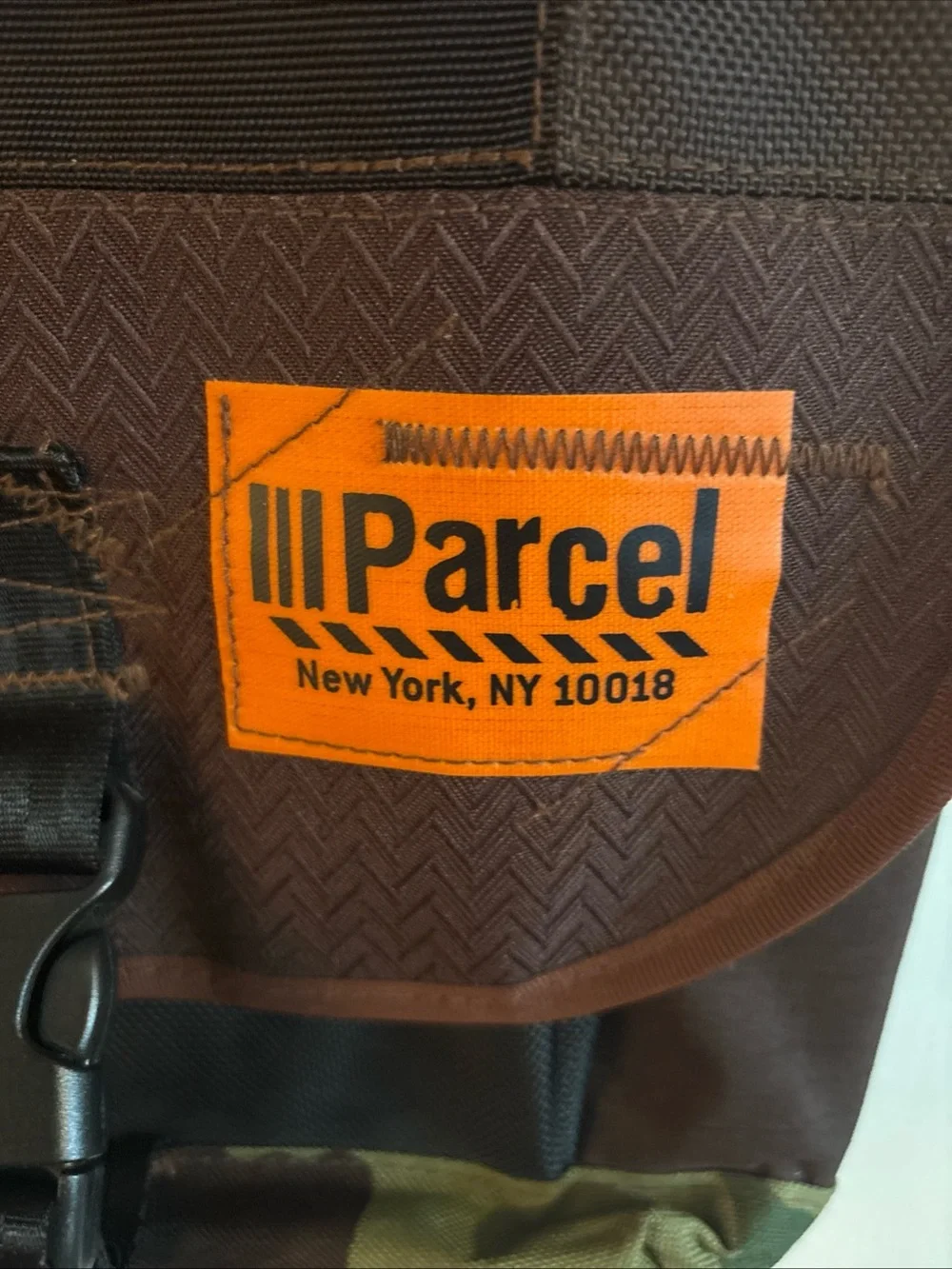 Parcel NYC Brown Shoulder CrossBody Messenger Bag